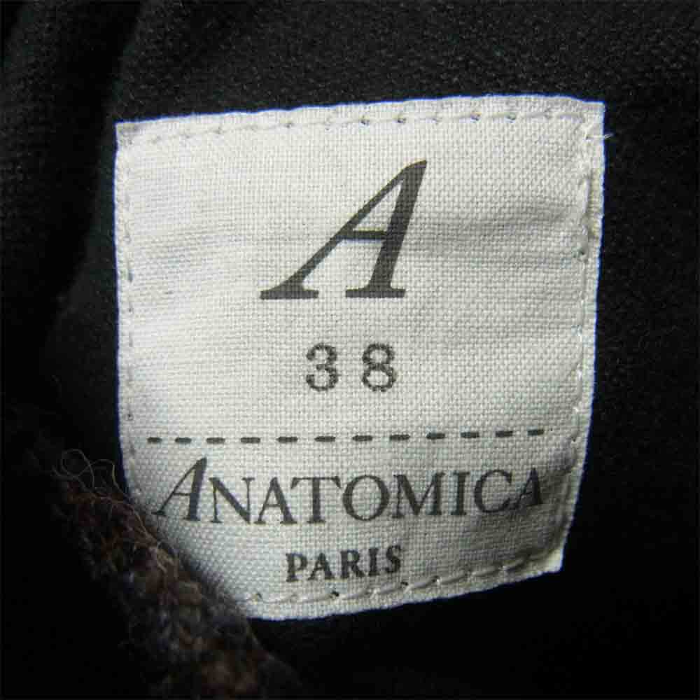 アナトミカ 20AW 530-552-02 SINGLE RAGLAN II シングル ラグラン コート リバーシブル グレー系 ブラック系 38【美品】【中古】