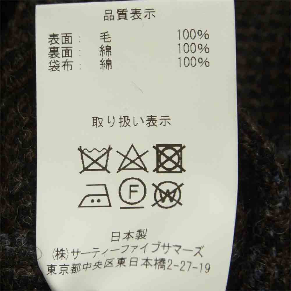 アナトミカ 20AW 530-552-02 SINGLE RAGLAN II シングル ラグラン コート リバーシブル グレー系 ブラック系 38【美品】【中古】