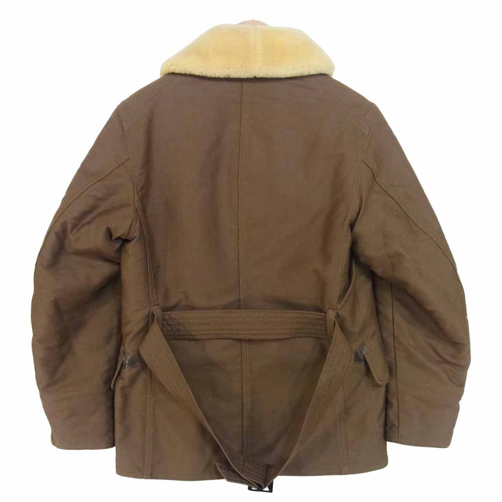 The REAL McCOY'S ザリアルマッコイズ JOE McCOY ジョーマッコイ AVALANCHE COAT アバランチ コート カーキブラウン系 38【美品】【中古】