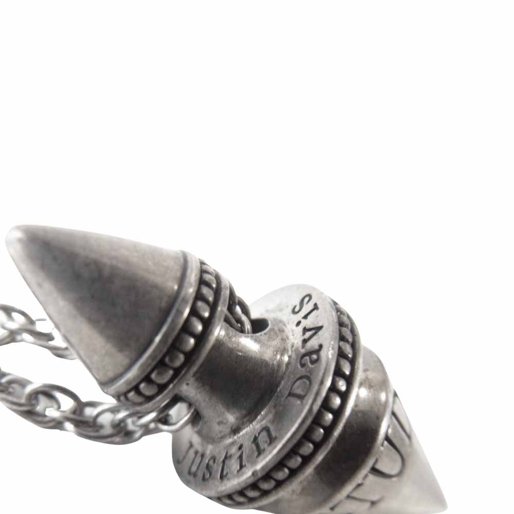 Justin Davis ジャスティンデイビス SNJ292 STUD NECKLACE スタッド ネックレス シルバー系【中古】