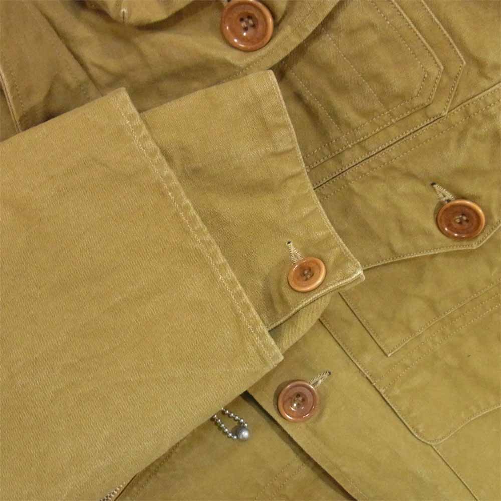 FREEWHEELERS フリーホイーラーズ TIMBER CRUISER COAT DRY FINISH DUCK ドライ フィニッシュ ダック ティンバー クルーザー コート カーキ系 38【中古】