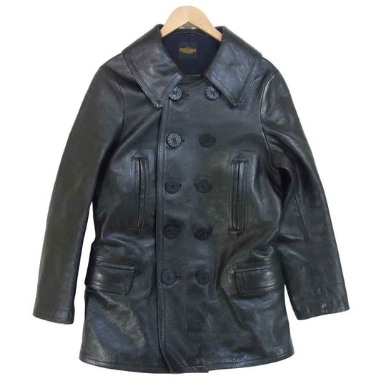 ファインクリーク Howard ハワード ホースハイド レザー コート ブラック系 M【美品】【中古】