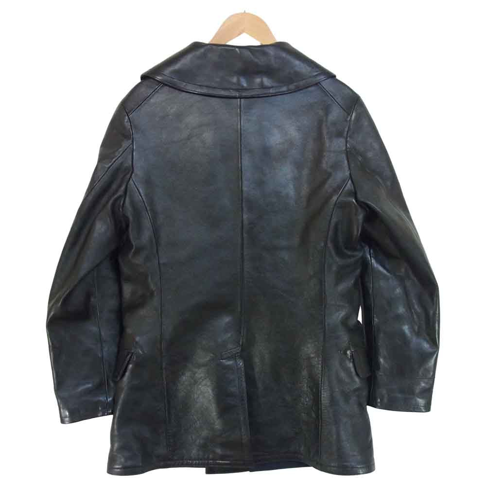 ファインクリーク Howard ハワード ホースハイド レザー コート ブラック系 M【美品】【中古】