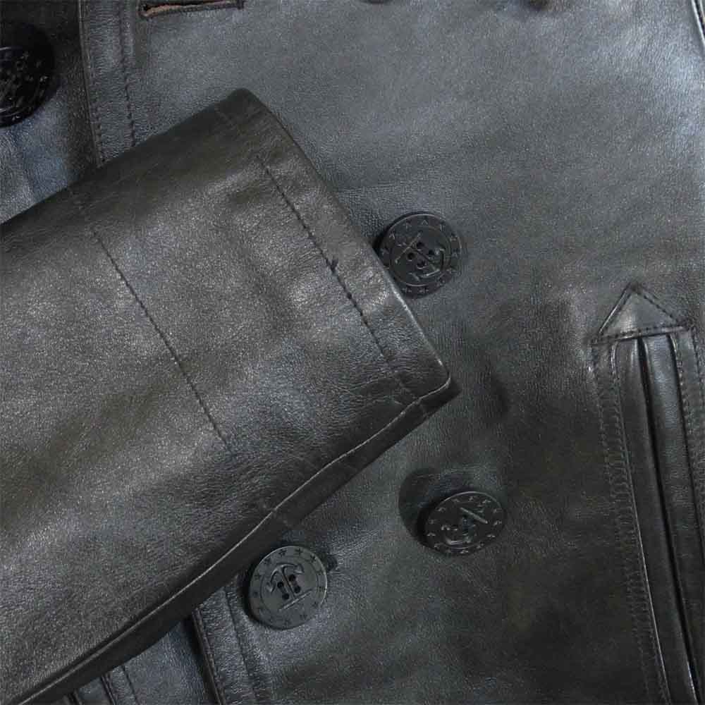 ファインクリーク Howard ハワード ホースハイド レザー コート ブラック系 M【美品】【中古】