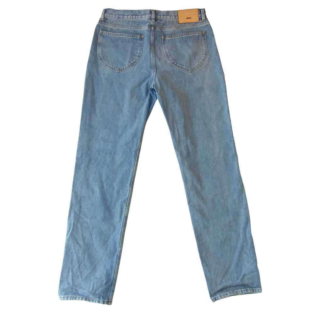 LOUIS VUITTON ルイ・ヴィトン 20SS 1A7XZF 国内正規品 LVSE ウォッシュド レギュラー ジーンズ インディゴブルー系 32【美品】【中古】