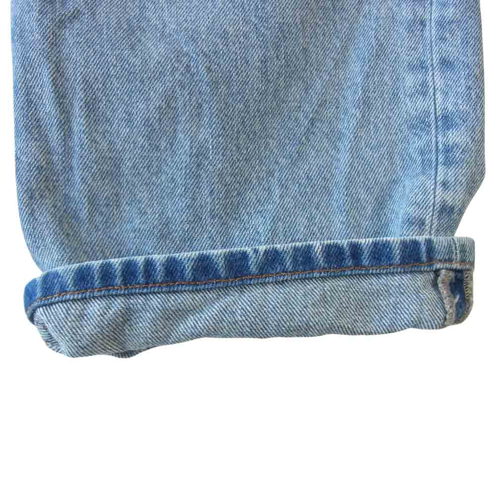 LOUIS VUITTON ルイ・ヴィトン 20SS 1A7XZF 国内正規品 LVSE ウォッシュド レギュラー ジーンズ インディゴブルー系 32【美品】【中古】