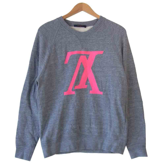 LOUIS VUITTON ルイ・ヴィトン 18AW 1A84LQ 国内正規品 アップサイドダウン スウェット グレー系 M【美品】【中古】
