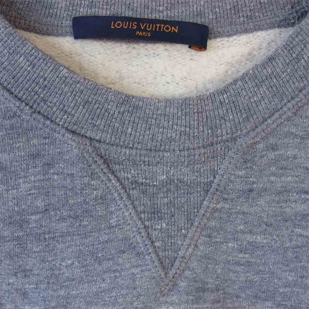 LOUIS VUITTON ルイ・ヴィトン 18AW 1A84LQ 国内正規品 アップサイドダウン スウェット グレー系 M【美品】【中古】