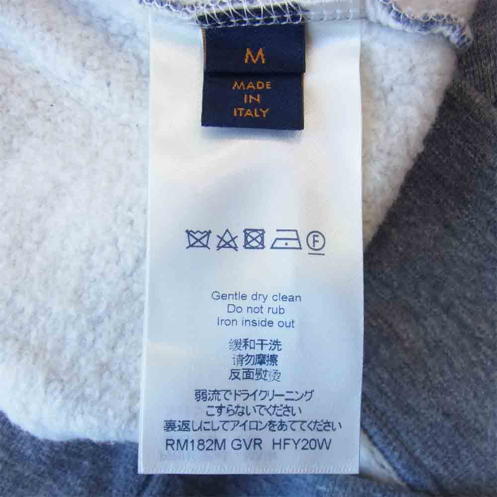 LOUIS VUITTON ルイ・ヴィトン 18AW 1A84LQ 国内正規品 アップサイドダウン スウェット グレー系 M【美品】【中古】