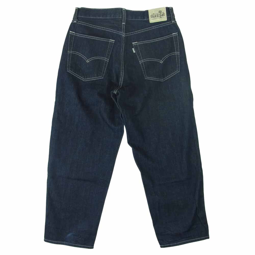 Levi's リーバイス 39290-0005 Silver Tab Baggy Jeans 14.3oz シルバー タブ バギー デニム インディゴブルー系 W32【中古】