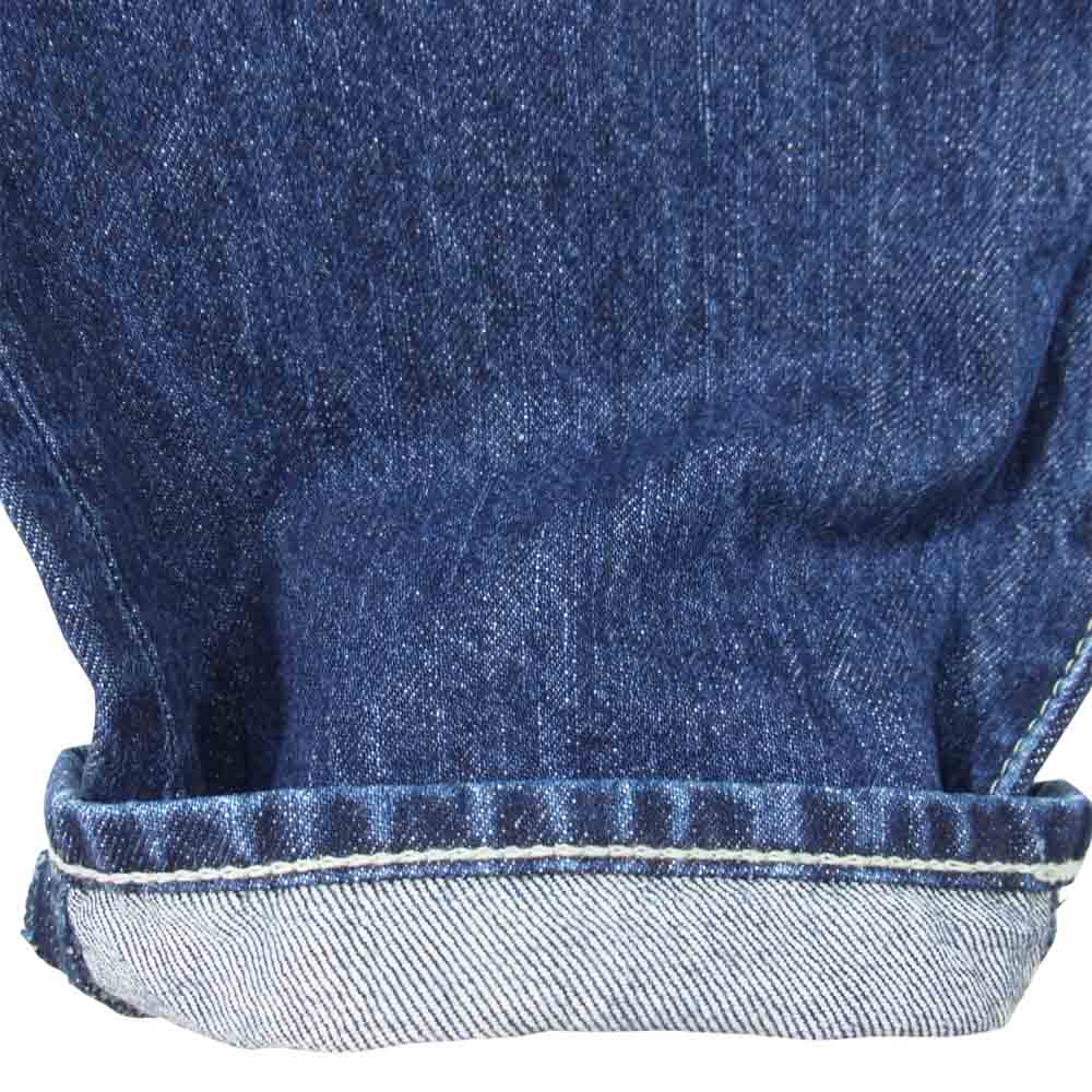 WTAPS ダブルタップス 19SS  191TQDT-PTM01 BAGGY WASHED TROUSERS DENIM バギー デニム トラウザー パンツ インディゴブルー系 03【中古】