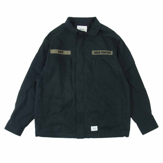 WTAPS ダブルタップス 21SS 211WVDT-JKM01 D90 JACKET NYCO. TUSSAH ミリタリー ジャケット ブラック系 X 03【美品】【中古】