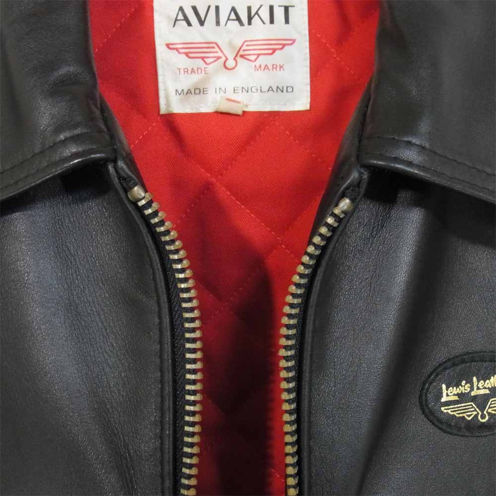 Lewis Leathers ルイスレザー ドミネーター カウハイド ライダース ジャケット ブラック系 34【中古】