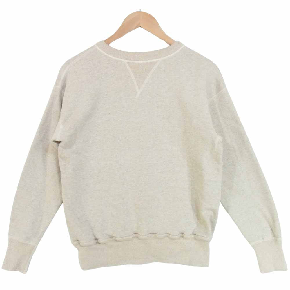 WAREHOUSE ウエアハウス 無地 吊り編み 両V スウェット 日本製 コットン100％ ベージュ系 38【中古】