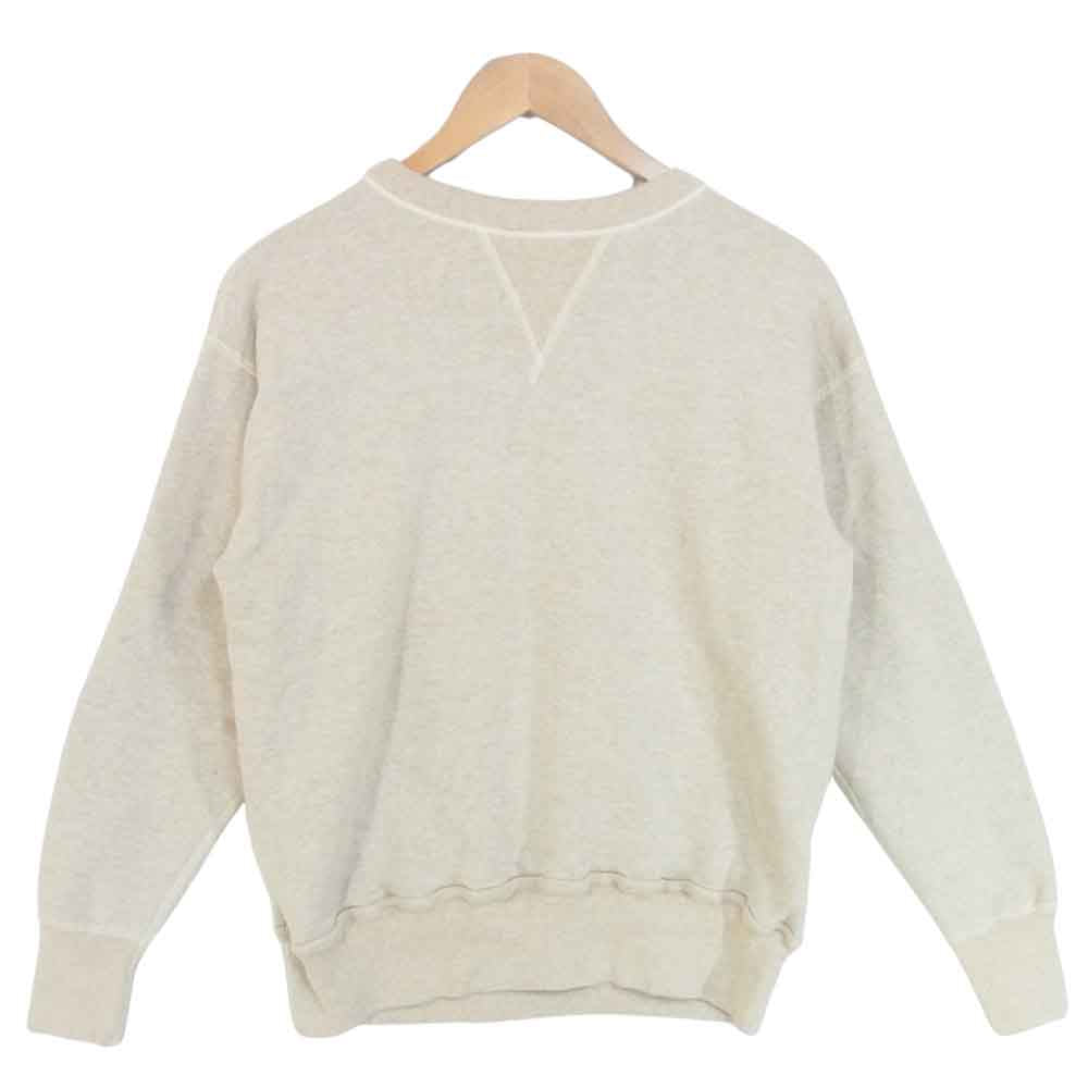 WAREHOUSE ウエアハウス 無地 吊り編み 両V スウェット 日本製 コットン100％ ベージュ系 38【中古】
