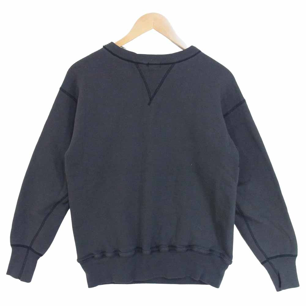 WAREHOUSE ウエアハウス 無地 吊り編み 両V スウェット 日本製 コットン100％ チャコール系【中古】