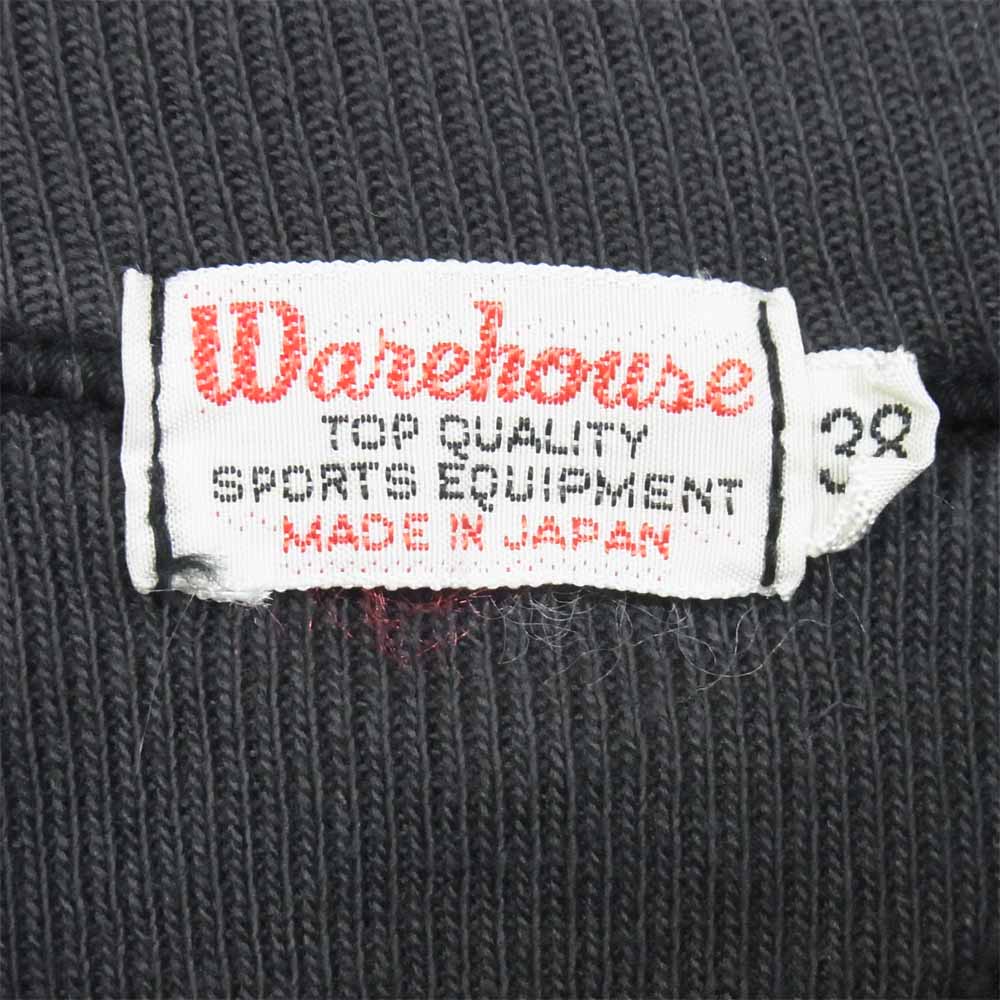 WAREHOUSE ウエアハウス 無地 吊り編み 両V スウェット 日本製 コットン100％ チャコール系【中古】