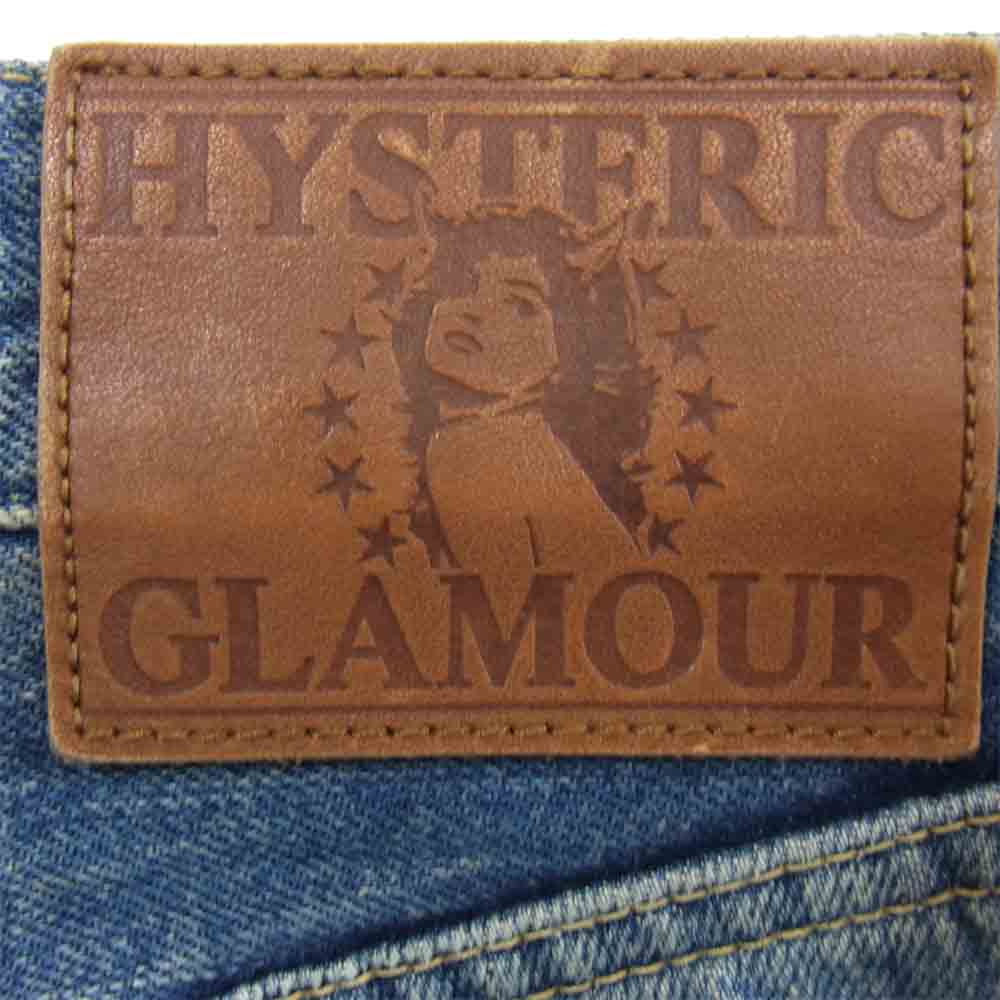 HYSTERIC GLAMOUR ヒステリックグラマー 0251AP11 ダメージリペア PF加工 ペイント ヴィンテージ デニムパンツ インディゴブルー系 W29【中古】