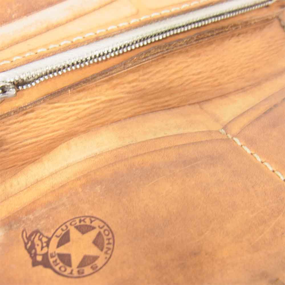 ラッキージョン セミオーダー スターコンチョ ラグ ウォレット パープル系【中古】
