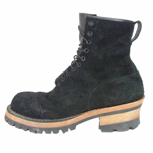 ホワイツ SMOKE JUMPER スエード スモークジャンパー スウェード ブーツ ブラック系 9EE【中古】