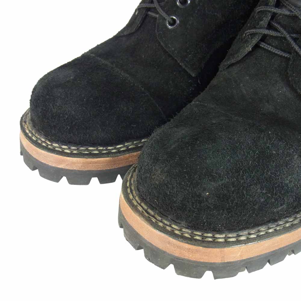 ホワイツ SMOKE JUMPER スエード スモークジャンパー スウェード ブーツ ブラック系 9EE【中古】