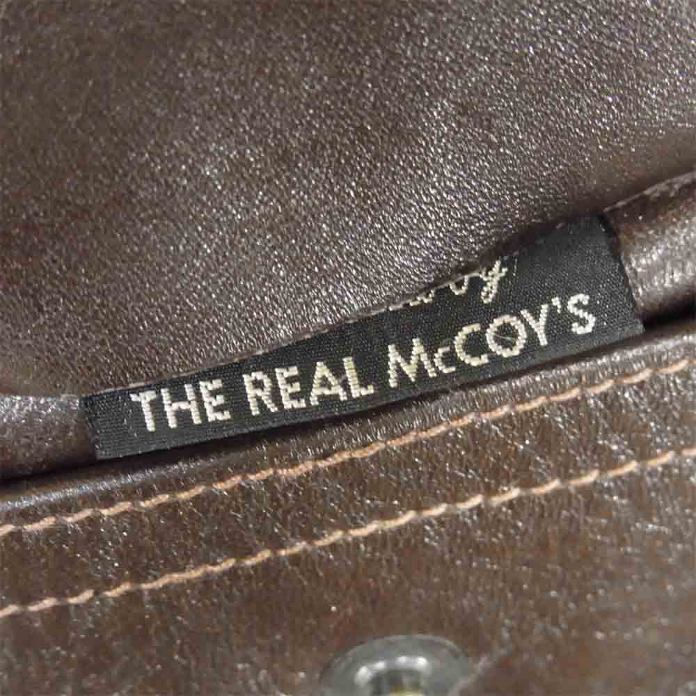 The REAL McCOY'S ザリアルマッコイズ 旧マッコイ ROUGH WAER ラフウェア社 実名復刻 TYPE A-2 フライト ジャケット ダークブラウン系 36【中古】