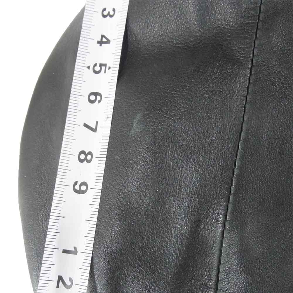 CHROME HEARTS クロムハーツ（原本無） DRW STRNG SACK ドローストリング レザー サック ブラック系【中古】