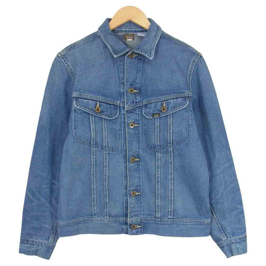 WACKO MARIA ワコマリア LB0168 LEE リー 101-J ウォッシュド ライダース デニム ジャケット インディゴブルー系 40【美品】【中古】