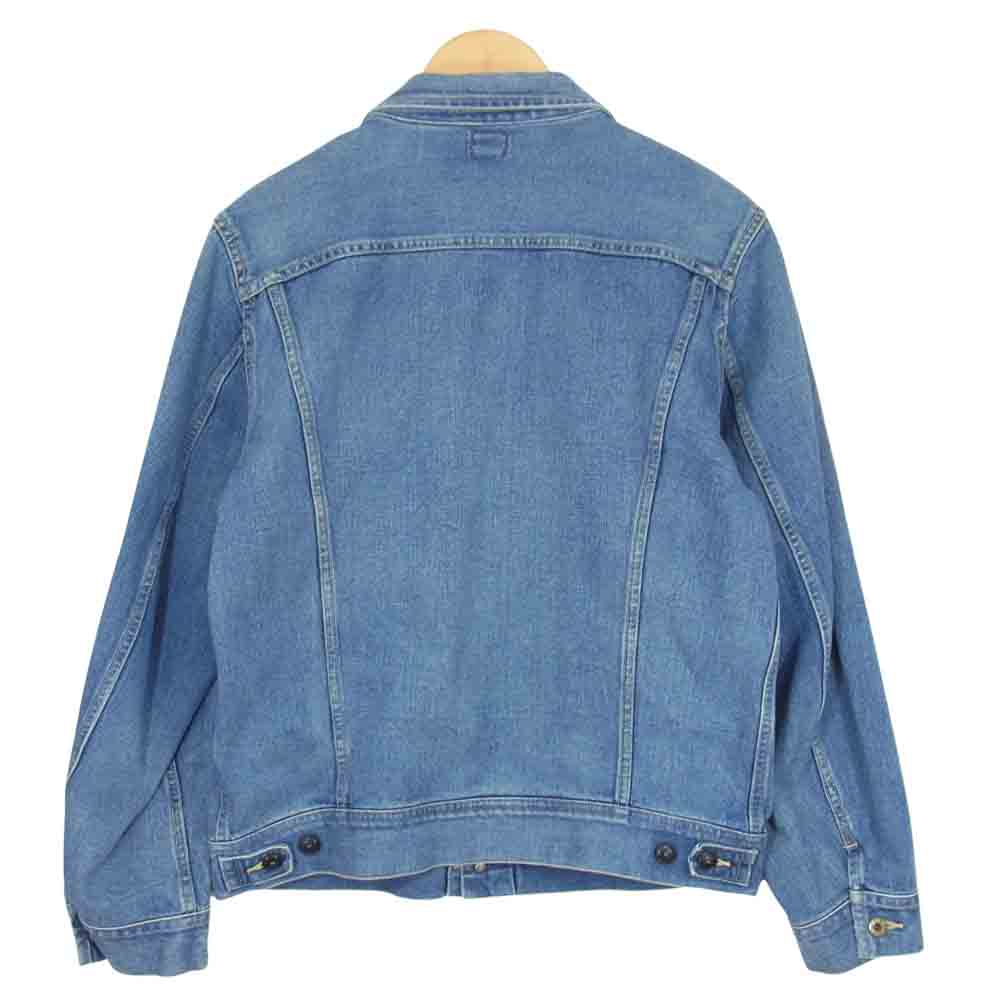 WACKO MARIA ワコマリア LB0168 LEE リー 101-J ウォッシュド ライダース デニム ジャケット インディゴブルー系 40【美品】【中古】