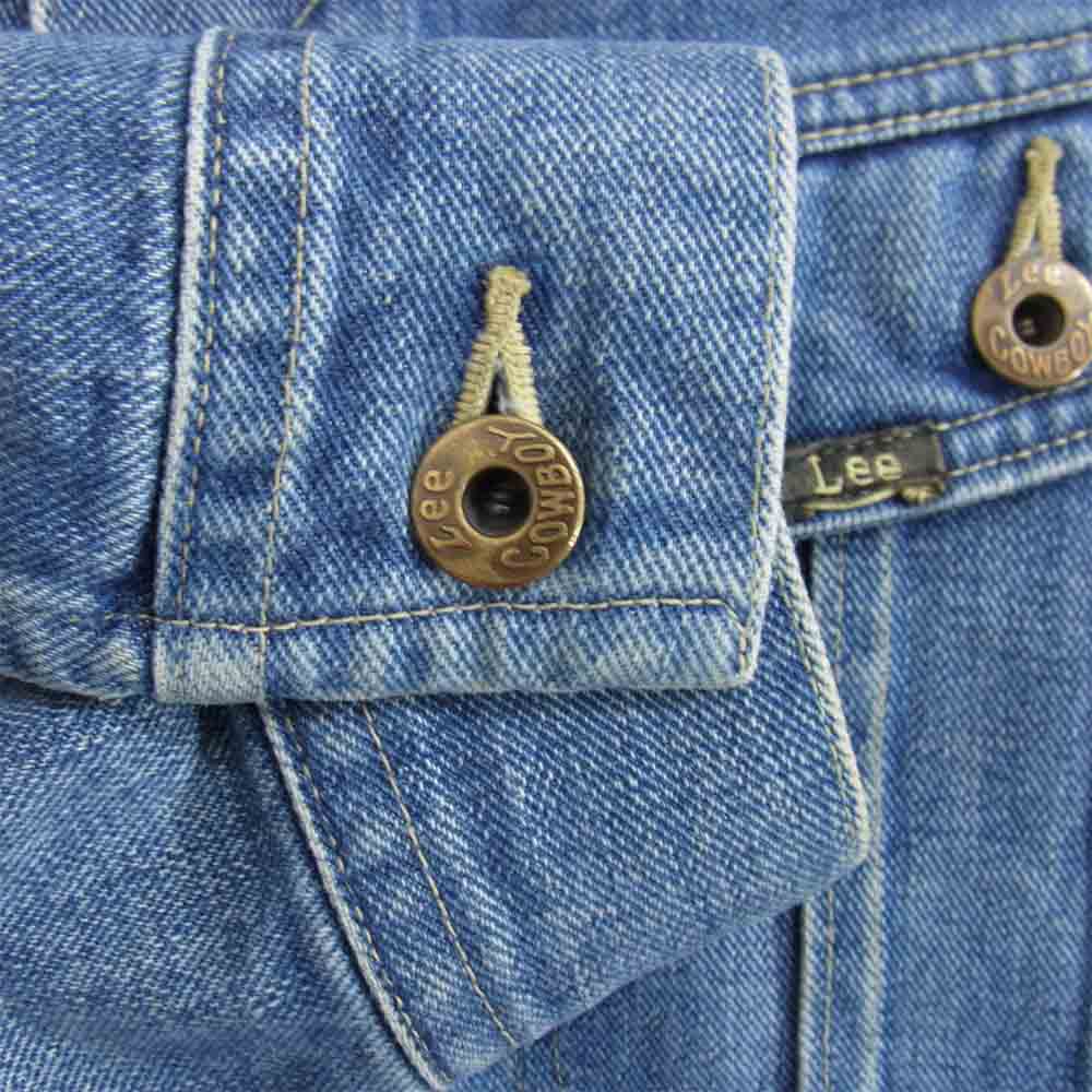 WACKO MARIA ワコマリア LB0168 LEE リー 101-J ウォッシュド ライダース デニム ジャケット インディゴブルー系 40【美品】【中古】