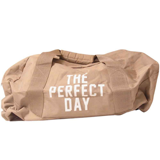 HideandSeek ハイドアンドシーク Duffle Bag ダッフル ボストン バッグ カーキ系【美品】【中古】