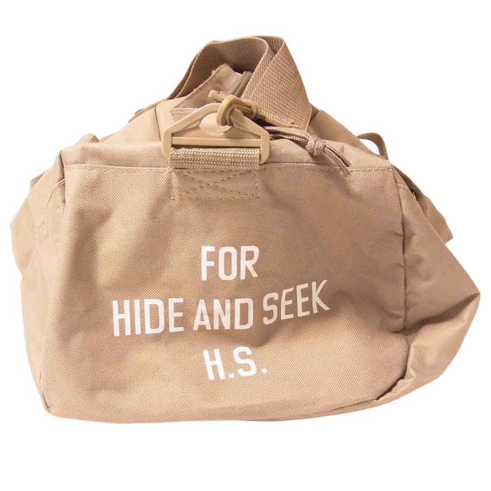 HideandSeek ハイドアンドシーク Duffle Bag ダッフル ボストン バッグ カーキ系【美品】【中古】