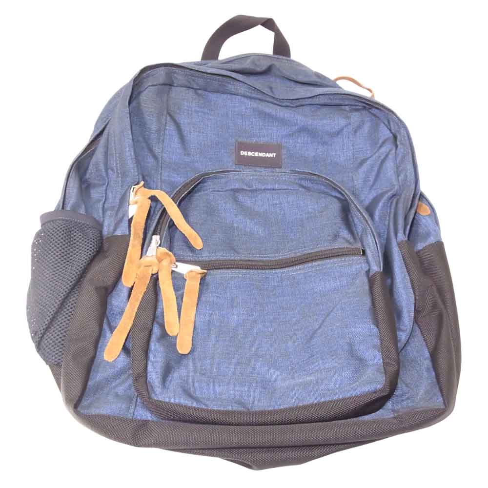 DESCENDANT ディセンダント BACK PACK NYLON RUCKSACK ナイロン バックパック リュック ダークネイビー系【美品】【中古】