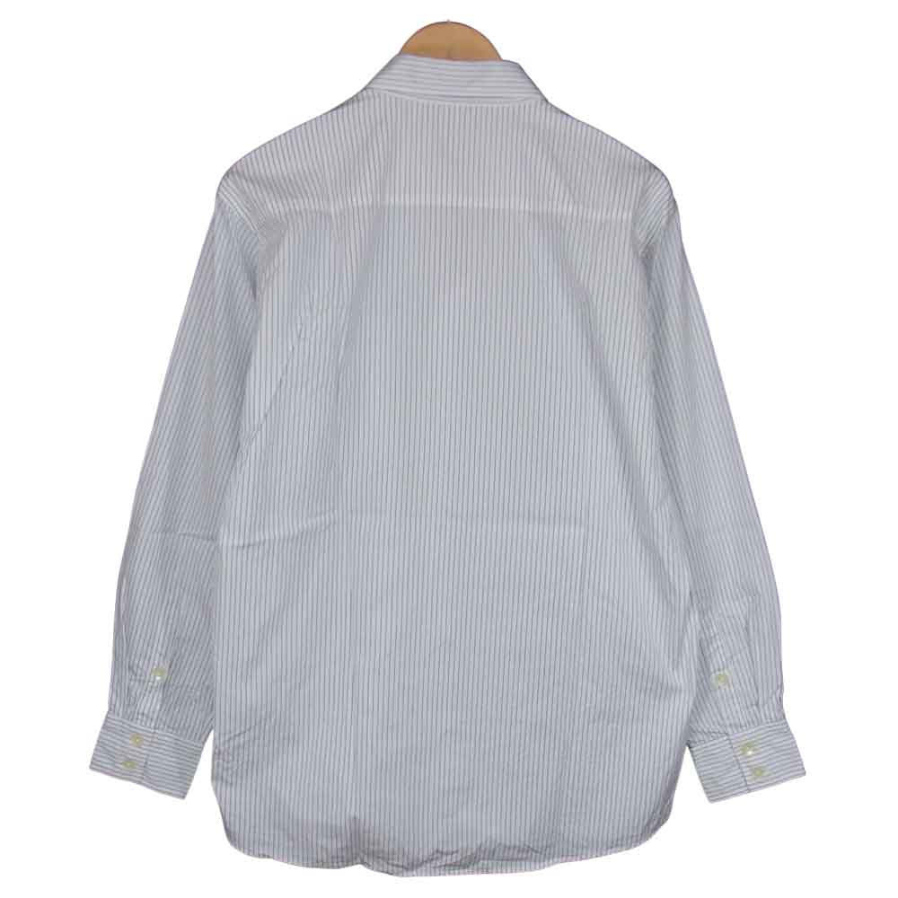 WTAPS ダブルタップス 20SS 201TQDT-SHM03 THOMAS MASON トーマス メイソン BD LS 02 ストライプ ボタン ダウン シャツ ホワイト系 03【中古】