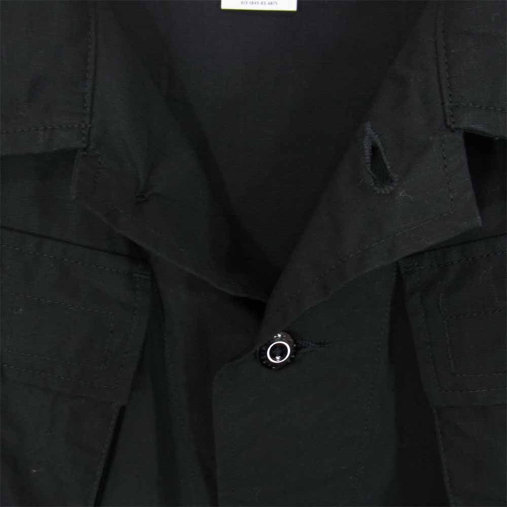 WTAPS ダブルタップス 20AW 202BRDT-SHM02 MODULAR LS COTTON RIPSTOP リップストップ モジュラー シャツ ジャケット ブラック系 L【美品】【中古】