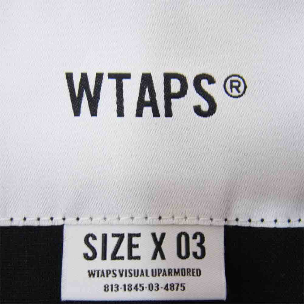 WTAPS ダブルタップス 20AW 202BRDT-SHM02 MODULAR LS COTTON RIPSTOP リップストップ モジュラー シャツ ジャケット ブラック系 L【美品】【中古】