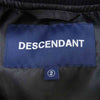 DESCENDANT ディセンダント 20AW 202BRDS-JKM04 FULTON DOWN JACKET ダイヤキルト加工 ダウンジャケット ブラック系 2【美品】【中古】