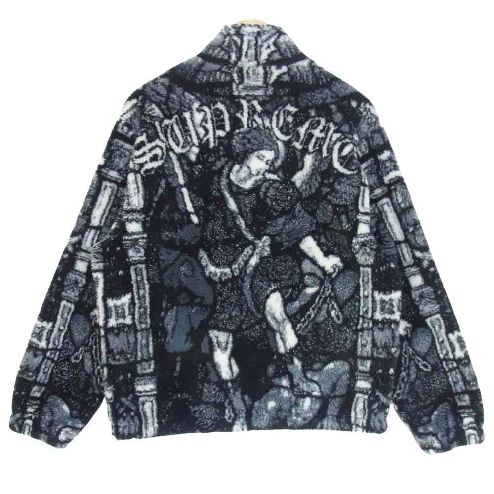 supreme Saint Michael fleece jacket | hartwellspremium.com