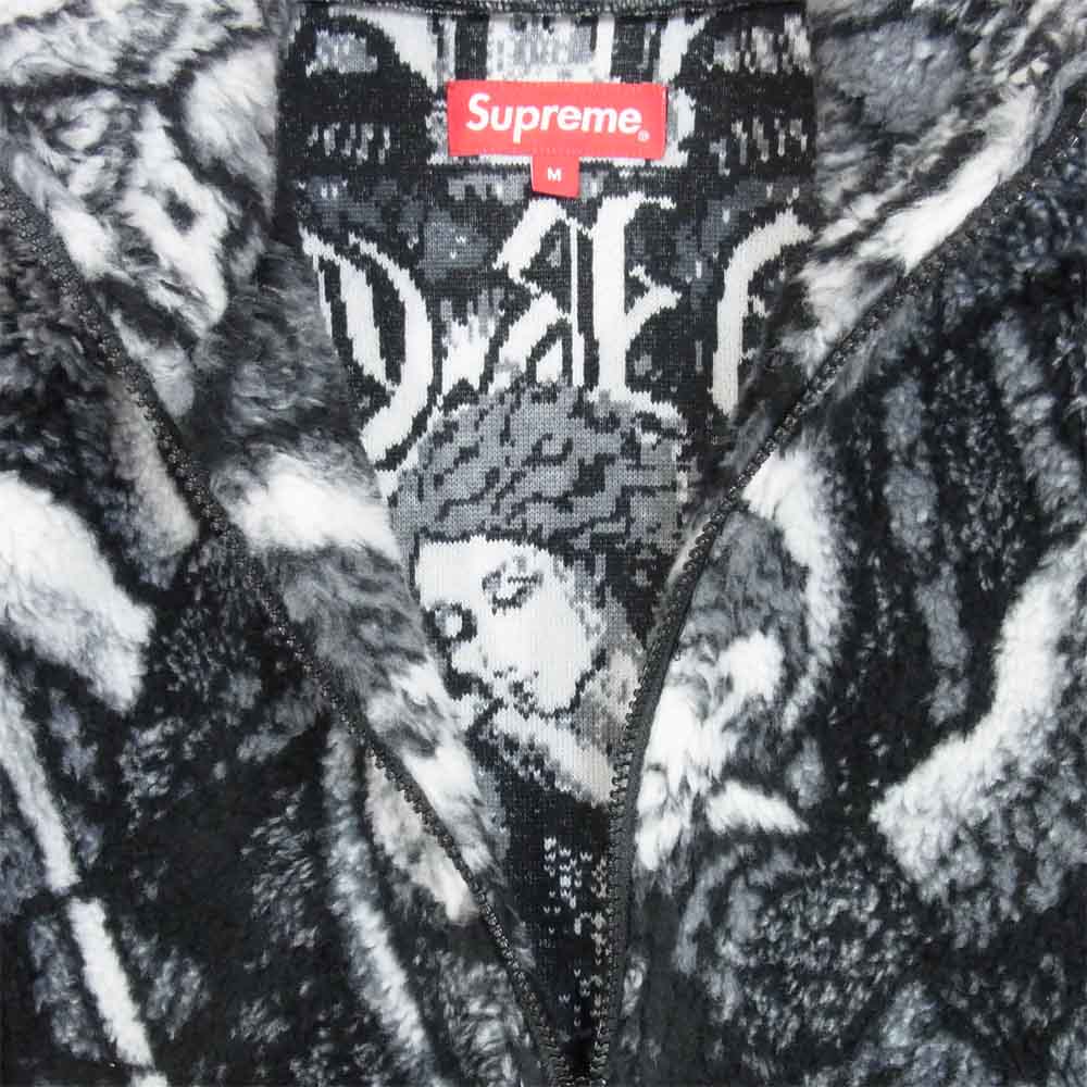 Supreme シュプリーム 21SS Saint Michael Fleece Jacket フリースジャケット ブラック系 M【極上美品】【中古】