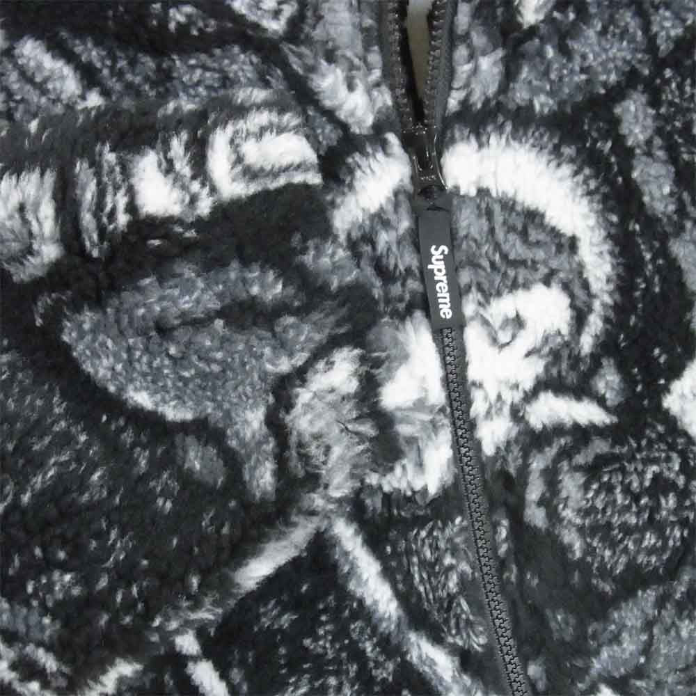 Supreme シュプリーム 21SS Saint Michael Fleece Jacket フリースジャケット ブラック系 M【極上美品】【中古】