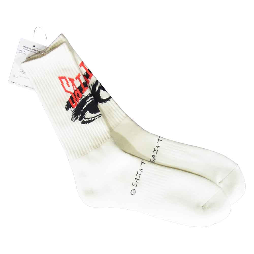 セントマイケル SM-S21-0002-039 eYe SOX ソックス 靴下 オフホワイト系 OS【新古品】【未使用】【中古】