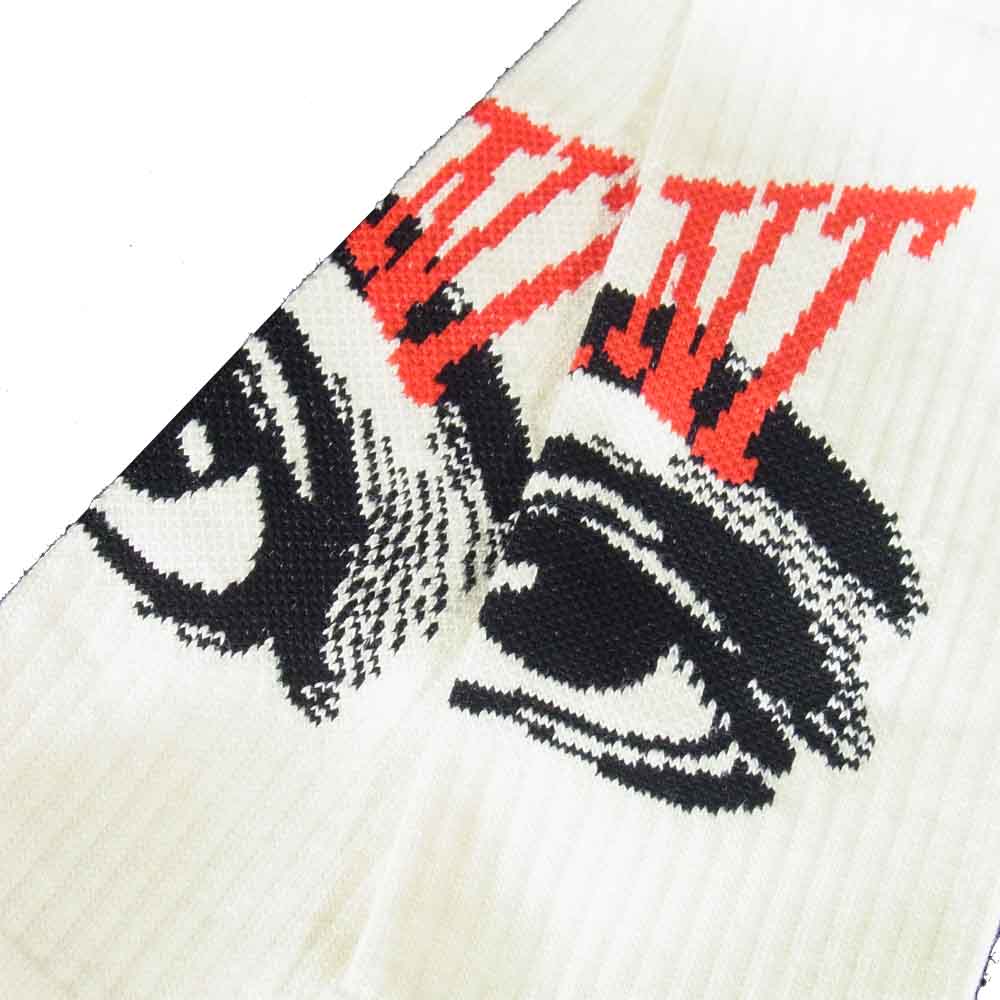 セントマイケル SM-S21-0002-039 eYe SOX ソックス 靴下 オフホワイト系 OS【新古品】【未使用】【中古】