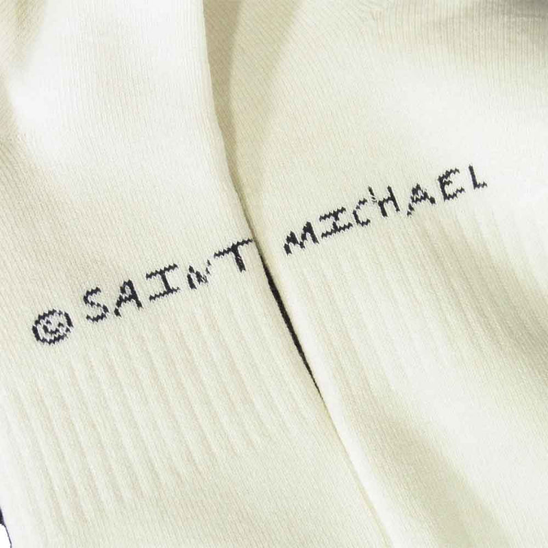 セントマイケル SM-S21-0002-039 eYe SOX ソックス 靴下 オフホワイト系 OS【新古品】【未使用】【中古】