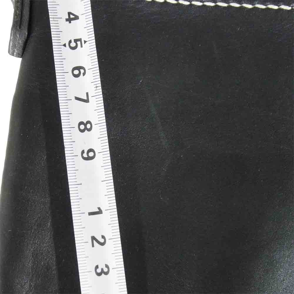 whiz ウィズ Leathers レザー ショルダー バッグ ショルダーバッグ 革 HANDCRAFTED ブラック系【中古】