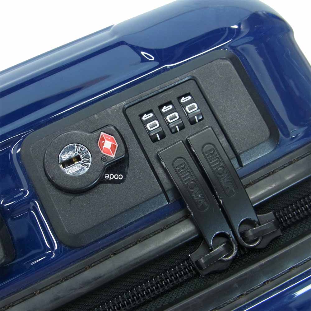 RIMOWA リモワ SALSA サルサ ユナイテッドアローズ 別注 四輪 35L マルチホイール キャリーバッグ  ネイビー系【中古】