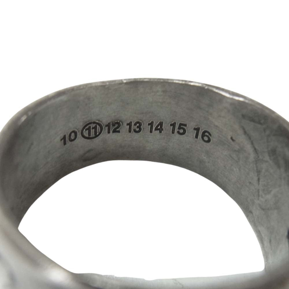 MAISON MARGIELA メゾンマルジェラ S50UQ0011 エングレーブド シルバー シグネット リング シルバー系 20【中古】