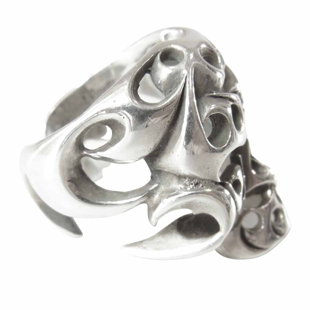 TENDERLOIN テンダーロイン T-SKULL RING SILVER ボルネオスカル リング シルバー系 17【中古】