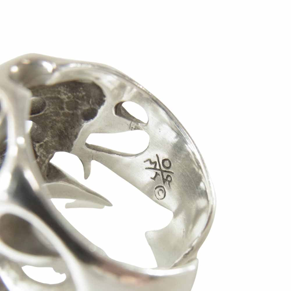 TENDERLOIN テンダーロイン T-SKULL RING SILVER ボルネオスカル リング シルバー系 17【中古】