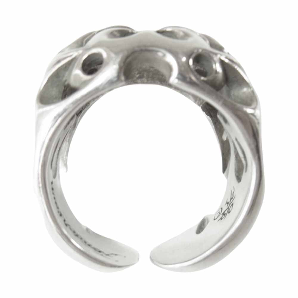 TENDERLOIN テンダーロイン T-SKULL RING SILVER ボルネオスカル リング シルバー系 17【中古】