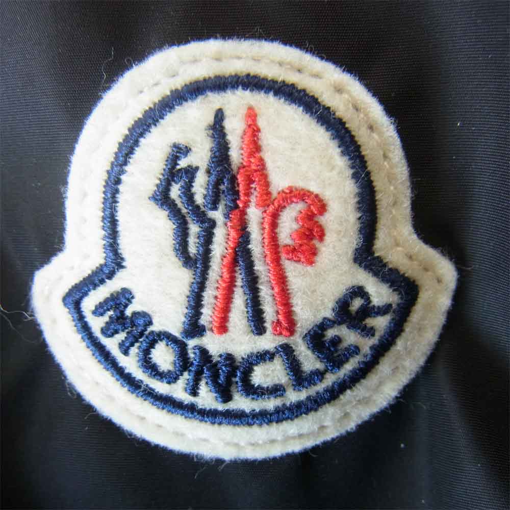 MONCLER モンクレール G10911A73700 54155 GRIMPEURS クライマー ナイロン フーテッド ブルゾン ブラック系 3【美品】【中古】